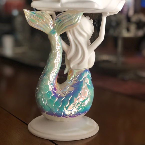 Iridescent Mermaid Candle Holder Bath and Body - Picture 2 of 6
